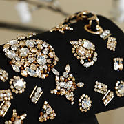 Bagsaaa Chanel Mini Classic Handbag A69900 Black, Crystal & Golden - 20cm - 2