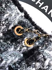 Bagsaaa Chanel Large Flap Bag AS5686 Black & Gray - 26.5cm - 2