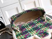 Bagsaaa Chanel Large Flap Bag AS5686 Green Tweed - 26.5cm - 2
