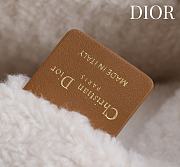 Bagsaaa DiorAlps Medium Dior Toujours Vertical Tote Bag Beige Suede and Ecru Merino Wool - 24cm  - 3