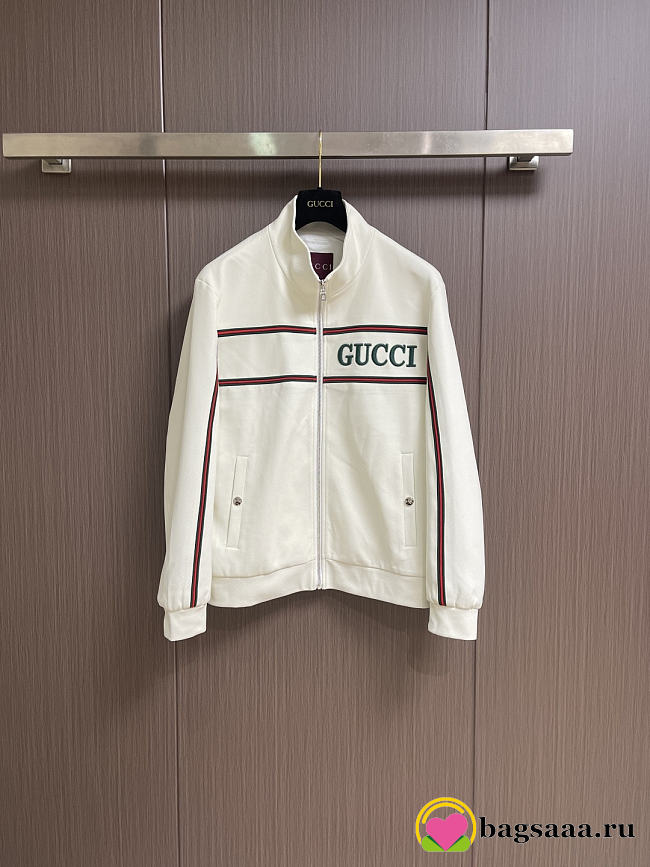Bagsaaa Gucci Jacket with Logo white - 1