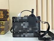 Bagsaaa Louis Vuitton Handle Trunk D16 in Damoflage Black canvas - 24cm - 1