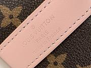 Bagsaaa LV Keepall Bandoulière 45 bag Monogram canvas with pink-and-green stripes - 45cm - 3