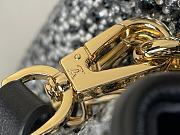 Bagsaaa Louis Vuitton Capucines Nano bag in black covered with shimmering crystals - 21cm - 2