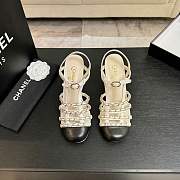 Bagsaaa Chanel Slingbacks G46956 white - 9cm - 1
