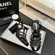 Bagsaaa Chanel Slingbacks G46956 black patent - 9cm - 2