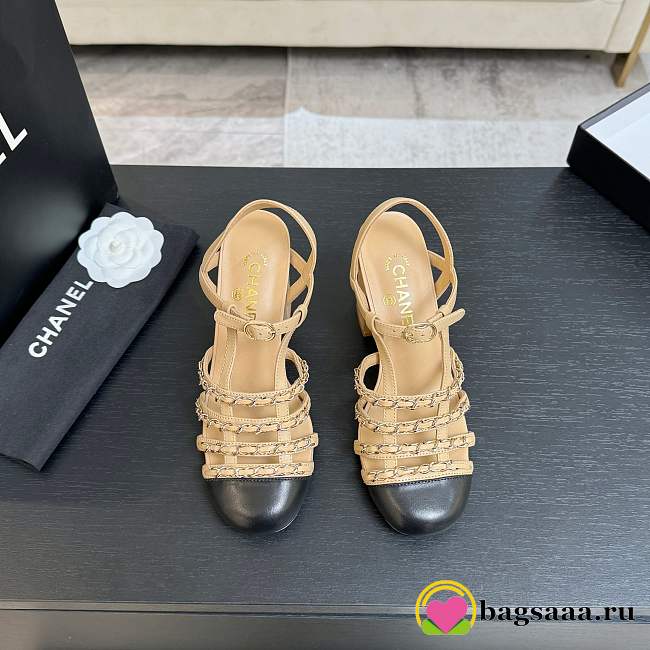 Bagsaaa Chanel Slingbacks G46956 beige - 9cm - 1