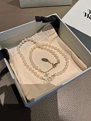 Bagsaaa Vivienne Westwood Olympia pearl necklace in gold-tone - 3