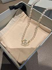 Bagsaaa Vivienne Westwood Olympia pearl necklace in gold-tone - 2