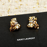 Bagsaaa YSL bow earrings gold - 1