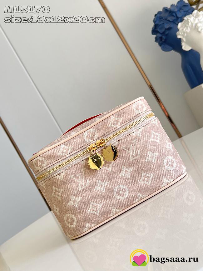 Bagsaaa Louis Vuitton Nice Mini cosmetic bag Meowgram - 20cm - 1