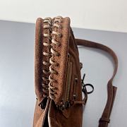 Bagsaaa Balenciaga Le City Bag Small in light espresso waxed suede calfskin - 30cm - 3