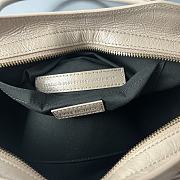 Bagsaaa Balenciaga Le City Bag East-West in sesame Arena lambskin - 40 cm - 3