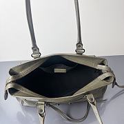 Bagsaaa Balenciaga Le City Bag East-West in army green Arena lambskin - 40 cm - 4