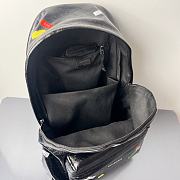 Bagsaaa Balenciaga Explorer Backpack in black Arena lambskin with printed stickers - 47cm - 4