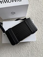 Bagsaaa Rimowa Personal Aluminum Cross-Body Bag in black - 2