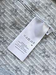 Bagsaaa Louis Vuitton Monogram Brushed Knit Cardigan gray - 3