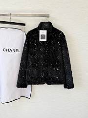 Bagsaaa Chanel sherpa black jacket - 1