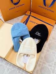 Bagsaaa Louis Vuitton LV Headline Beanie blue - 3