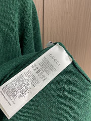 Bagsaaa Gucci knit wool sweater with intarsia in dark green - 2