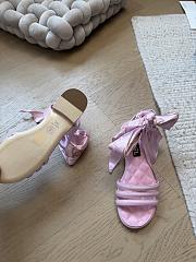 Bagsaaa Chanel Sandals G46940 pink Lambskin & Silk - 2