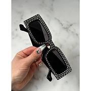Bagsaaa Crystal Black Marmont Sunglasses - 2