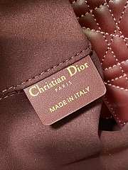 Bagsaaa Medium Dior Toujours Bag Plum Macrocannage Calfskin - 28.5cm - 4