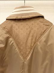 Bagsaaa Louis Vuitton Padded Bomber Jacket in a seasonal brown/gold - 3