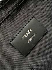 Bagsaaa Fendi FF Diagonal Stripe Camera Crossbody Bag in black - 22cm  - 4