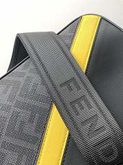 Bagsaaa Fendi FF Diagonal Stripe Camera Crossbody Bag in black - 22cm  - 2