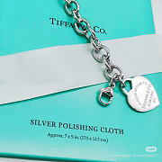 Bagsaaa Return to Tiffany Heart Tag Charm Bracelet in Silver - 4