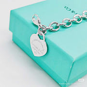 Bagsaaa Return to Tiffany Heart Tag Charm Bracelet in Silver - 3