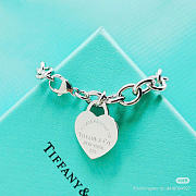 Bagsaaa Return to Tiffany Heart Tag Charm Bracelet in Silver - 2