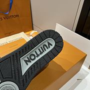 Bagsaaa Louis Vuitton LV Trainer sneaker in black Damier denim - 4