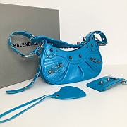 Bagsaaa Balenciaga Le Cagole XS shoulder bag in sky blue - 26cm - 3