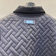 Bagsaaa black Prada Re-Nylon jacket with a quilted vest overlay - 3