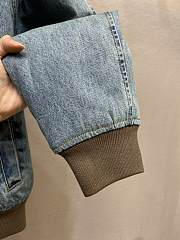 Bagsaaa Miu Miu Denim blouson jacket Navy - 2