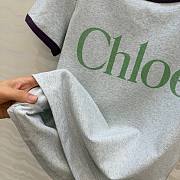 Bagsaaa Chloé fitted logo-print T-shirt in a cotton-mix jersey - 3