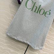 Bagsaaa Chloé fitted logo-print T-shirt in a cotton-mix jersey - 2