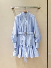 Bagsaaa Zimmermann Stripe Utility Mini Dress in blue - 1