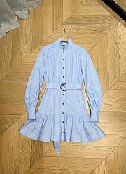 Bagsaaa Zimmermann Stripe Utility Mini Dress in blue - 2