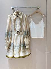 Bagsaaa Zimmermann Rebellion Marine Mini Dress - 1