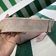 Bagsaaa Prada Nappa Antique leather multi-pocket shoulder bag in pink - 22cm - 2