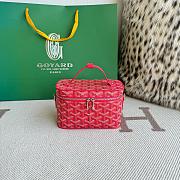 Bagsaaa Goyard Muse vanity case in blue Goyardine canvas - 16cm  - 1