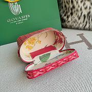 Bagsaaa Goyard Muse vanity case in blue Goyardine canvas - 16cm  - 4