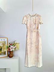 Bagsaaa Zimmermann Crush Scalloped Midi Dress in Ciara Floral - 1