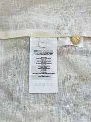 Bagsaaa Zimmermann Hypnotic Buttoned Mini Dress in linen with a blue floral print - 2