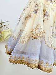 Bagsaaa Zimmermann Hypnotic V Neck Mini Dress in the colorway Cream - 3