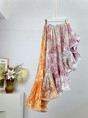 Bagsaaa Zimmermann asymmetrical tiered lace skirt - 1