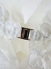 Bagsaaa Zimmermann Crush Lace-Trim Tiered Linen-Silk Blend Maxi Dress in white - 2